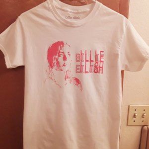 Billie Eilish Pixel Portrait Boyfriend Fit Graphic T Shirt From Hot Topic